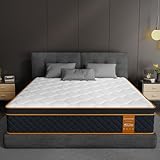 Matratze 180x200 cm Höhe 25cm, 7-Zonen Federkernmatratze, Härtegrad H3, Orthopädische & Ergonomische Federkernmatratze mit Memory-Schaum Schicht, Öko-Tex & CertiPUR Zertifiziert, Rückenentlastende