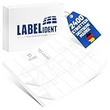 Labelident Etiketten 70 x 37 mm - 12.000 selbstklebende Labels auf 500 DIN A4 Bögen I Universal-Etiketten für zuverlässige Kennzeichnungen I Papieretiketten für Laserdrucker & Inkjet