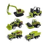 QUXVUIS Gabelstapler, Walzenkipper, Traktor – Konstruktionsspielzeug: Stressabbau und Förderung der kindlichen Entwicklung in spielerischer Umgebung. Simulations LKW Spielzeug für Kinder.