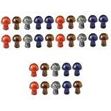 Ipetboom 3 Sätze Kristallpilz Solarpilz Lichter Pilz Fisch Tank Ringschale Gefälschte Pilze Vasen Pilz Kit Hängende Pilz Mini Pilz Topf Naturstein 10 Stück * 3