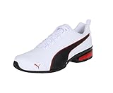 PUMA Unisex Leader VT SL Laufschuhe, Puma White-Puma Black-Flame Scarlet, 42 EU