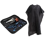 VICASKY 10 Stück Friseurscheren Haarschneidescheren aus Edelstahl mit Effilierschere und Aufbewahrungstasche Professionelles Haarschneidewerkzeug für Friseure und Heimgebrauch