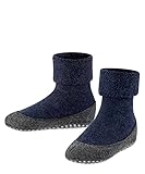 FALKE Unisex Kinder Stoppersocken Cosyshoe K Hp Wolle rutschhemmende Noppen 1 Paar, Blau Dark Blue 6680, 35/36 EU