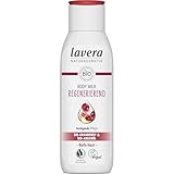 lavera Body Milk Regenerierend – Naturkosmetik – vegan - Bio-Cranberry & Bio-Arganöl – Festigende Pflege für reife Haut - PETA zertifiziert - Biologisch abbaubar – Bodymilk - 200 ml