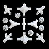 MoSundi 25/19 mm Zelt-Ersatz-Set für Pavillon-Markise, Kunststoff-Eck- und Mittelverbindungsbeschläge für Outdoor-Campingzelte, 1 Set, 15 Stück