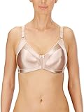 Naturana® Minimizer BH ohne Bügel [Cup B-G] I Maximaler Halt Dank durchdachter Schnittführung & Breiten Trägern I Eleganter BH Minimizer für eine optisch kleinere Cupgröße 85 Light Beige D