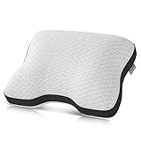 Liebscher & Bracht – Nackenstützkissen orthopädisch zur Unterstützung bei Nackenschmerzen 40x55cm – Schlafkissen ergonomisch & höhenverstellbar mit Zwei versch. Härtegraden – Atmungsaktiv & Waschbar