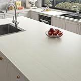 Stickyart Klebefolie Holzoptik Beige Möbelfolie Selbstklebende Holzfolie 30cmX400cm Folie Arbeitsplatte Küche Selbstklebend Deko-Folie Küche Tisch Schrank Küchenfronten Schrankfolie Tischfolie