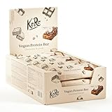 KoRo - Veganer Proteinriegel Schokolade Brownie 15 x 55 g - Schokoladiger Genuss mit hohem Eiweißgehalt nach Deinem Training - Hoher Ballaststoffgehalt