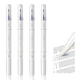 Canollo 4 Stück Tintenkiller, Blau Radierbaren Gelstiften mit Tintenlöscher, Schreiben, Radieren in einem, Radiergummi Stift, Gelschreiber zum Erneuten Schreiben für Büro & Schule(Blau)