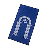 BFLKY Arabische Gebetsmatte, islamische Gebetsteppiche, tragbar, Reisen, Muslime, Pilgerfahrten, Decke, Zuhause, Kniematte, waschbare Anbetungsmatte