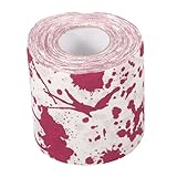 UKCOCO Toilettenpapierrolle mit Blutflecken Halloween Badzubehör Party Toilettenpapier Hautfreundlich Lustige Geschenkidee für Halloween Feiern und Badezimmerdeko