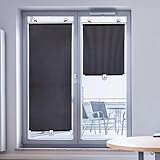 Sonnenschutz Rollo Innen, Saugnapfes Rollo Temporäre Jalousien Verdunkelungsrollos Fensterrollo Tragbare Rollos, Ohne Bohren, für Zimmer, Dachboden, Büro, Auto (68x125cm/26.8x49.2in)