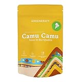 Andenkraft Camu Camu Pulver hochdosiert - Deine Tagesportion natürliches Vitamin C - 100% natürlich ohne Chemie - Perfekt im Smoothie, Porridge oder Shake