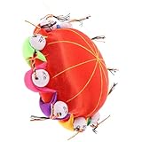 FOMIYES Nadelkissen Im Chinesischen Stil Nähnadelhalter aus Stoff Handliches Nadelkissen zum Nähen für Täglichen Gebrauch