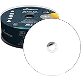 MediaRange BD-R Dual Layer 50GB 6-Fache Schreibgeschwindigkeit, Vollflächig bedruckbar, 25er Cakebox