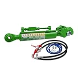 SAUGUT Hydraulischer Oberlenker Kat.2 mit Fanghaken und Kugelauge, Hub 200mm