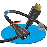 Sonero® 4K HDMI Verlängerungskabel, Premium High Speed, 4K 60Hz, HDMI Stecker auf HDMI Buchse, vergoldete Kontakte, zweifache Abschirmung, PVC-Mantel, 0,50m