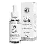 Gesichtsserum Anti Aging – mit 7 Peptiden - gegen Falten, für eine glattere & straffere Haut, regt Kollagenproduktion an - alle Hauttypen – DAYTOX Peptide Booster- 20ml