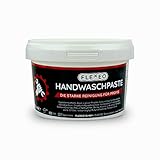 FLEXEO Handwaschpaste 1x - Der Handreiniger für Profis gegen starke Verschmutzungen wie Öl, Fett, Ruß - Handreinigungspaste in 500 ml Dose - Waschpaste/Händereiniger/Seife/Werkstatt/KFZ