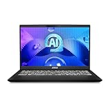 MSI Modern 15 H AI C1MOG-211XES Laptop, 38,1 cm (15 Zoll), Intel Core Ultra 7 Prozessor 155H, 32 GB RAM, 1 TB SSD, Free Dos, spanische QWERTY-Tastatur