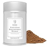 Boomers Gourmet - Gewürzmischung Kreuzkümmel Koriander Muskat I Cumin Koriander Muskatnuss ayurvedische Gewürzmischung - Gewürzdose - 120 g