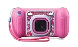 VTech KidiZoom Kid 4 pink - Kinderkamera mit Spielen und Elternkontrolle - Für Kinder von 4-8 Jahren