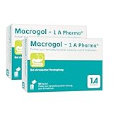 Macrogol - 1 A Pharma® Pulver gegen Verstopfung | 100 Stk | Bei chronischer Verstopfung | Bewährtes Abführmittel | Hausapotheke | Wirkt sanft