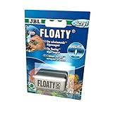 JBL Floaty Acryl 6137000 Schwimmender Scheiben-Reinigungsmagnet für Aquarien mit Acrylscheiben