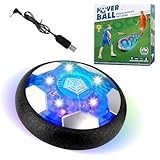 VMUTGA Air Power Fußball Wiederaufladbar, Kinderspielzeug Hover Fussball, Air Power Fußball mit Led Licht, Wiederaufladbar Soccer Ball Kinderspiel, Indoor Spiele für Kinder 3 4 5 6 7 Jahre Junge