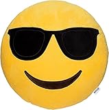 Vnnigmn Niedliches Emoji-Kissen Emoji-Puppe Emoji-Kissen, dekorativ, Spielzeug, Geburtstag, Geschenk, Heimdekoration