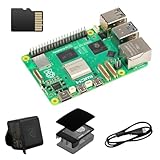 Rasppishop Raspberry Pi5 Bundle 2 GB RAM grau/schwarz,Netzteil, Gehäuse, Kabel, 32GB Speicherkarte