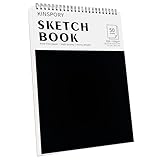 KINSPORY Skizzenbuch A4, 50 Blatt / 100 Seiten, 100 g/m², Spiralgebundenes Zeichenblock für Kinder, Künstler für Zeichnungen und Skizzen, Mal- und Schreibblock für Erwachsene, Mädchen und Jungen