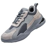 Generisch Sicherheitsschuhe Arbeitsschuhe Herren Damen Atmungsaktiv rutschfeste Stahlkappe Schutzschuhe Leichte-Numeric_44