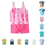 Flotation Schwimmanzug Kinder Baby Schwimmhilfe Badeanzug Badebekleidung Mädchen Jungen Schwimmtraining mit Abnehmbaren Auftrieb Sommer Strand Schwimmender Schwimmkraft Unisex Bademode Schutz