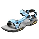 OutPro Damen Sport-& Outdoor Sommerschuhe Flach Atmungsaktiv Trekking-& Wandersandalen, Sport-Sandalen mit Fußgewölbeunterstützung, Strand, Reisen, sportlich