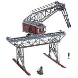 Faller Brückenkran Modellbausatz mit 239 Einzelteilen 230 x 201 x 250 mm I Modelleisenbahn Zubehör H0 Gebäude I Modelleisenbahn H0 Brückenkran