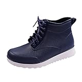 Freizeitschuhe Atmungsaktive kundenspezifische Schuhe Mode-Kurzschlauch-Regenstiefel Wasserdichte vielseitige Regenstiefel Rainshoes (A, 42)