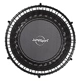*Testsiegertrampolin* - JumpSport Fitnesstrampolin-Premium Minitrampolin- Einzelgummiseile (Modell 350) - Indoortrampolin - Top Qualität mit Langzeitgarantie