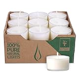 Wenzel Teelichter 4h – 27er Set vegane Raps-Teelichter – CO2-neutral, ohne Alu – transparente Hülle – Made in Germany – Teelicht für Pyramiden, Weihnachten & Notfall – plastikfrei & nachhaltig