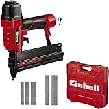 Einhell Druckluft-Tacker TC-PN 50 (2in1-Kombigerät Tacker & Nagler, Sicherheitsnase, inkl. 1.500 Klammern & 2.000 Nägeln, Ölfläschchen (ohne Öl), Stecknippel, Transportkoffer)