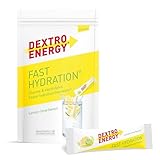 Dextro Energy Fast Hydration Lemon Lime - 25 Sticks - Elektrolyte Pulver Sticks mit Zink Zusatz zur optimalen Hydration für Sport und Recovery