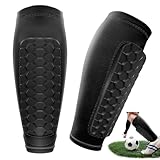 Schienbeinschoner Kinder Fussball – Atmungsaktiv & rutschfest Schienbeinschoner Fußball Herren | Für heranwachsende Fußballspieler entwickelt（72g/1 Paar）