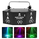 9-Eyes LED RGB Licht DJ Projektor Disco Bühnenbeleuchtung Lichteffekt DMX Effektstrahler Party Bar Geburtstag