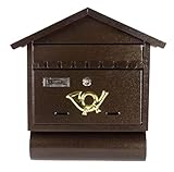 Wandmontierter Briefkasten Wandmontage Briefkästen Abschließbare Briefkasten Retro Metall Briefkästen Postfach Für Zuhause Briefkasten Für Im Freien