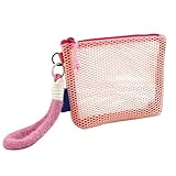 Godpqiui Makeup Organizer Tasche,Mesh Toiletten Tasche - Leichte Transparente Ästhetische Netz Tasche Für Tägliche Kosmetik Spa Flugzeug Krankenhaus Zug Kreuzfahrt Studentenwohnheim