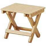 Klappbarer Duschstuhl, 11 x 8, 7 x 10, 2 Zoll, klappbarer Duschsitz mit starker Tragfähigkeit, leicht zu reinigen und zu pflegen, tragbare Holzbank für den Innen- und Außenbereich
