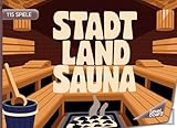 Stadt, Land, Sauna – 115 Spiele: Stadt, Land, Fluss Sauna – Spielblock für Sauna-Fans | Geschenkidee für Wellness-Liebhaber – Quiz Spiel Saunameister