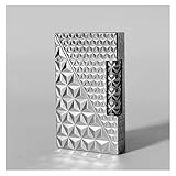 IHGVVING Hochwertiges Feuerzeug als Geschäftsgeschenk, silbernes Feuerzeug mit klarem Klang und Einstellbarer Flamme, geeignet als Geburtstagsgeschenk for Männer, Väter, Freunde, Ehemänner