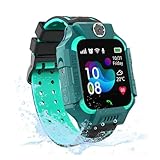 Kids Smartwatch, Tragbare Kids Camera Smartwatch, 400 Mah Kids Calling, 1.45 Zoll Led Kid Smart, Digitale Wasserdichte Smartwatch mit SIM-Karte Konnektivität, GPS Smart für Mädchen Kinder